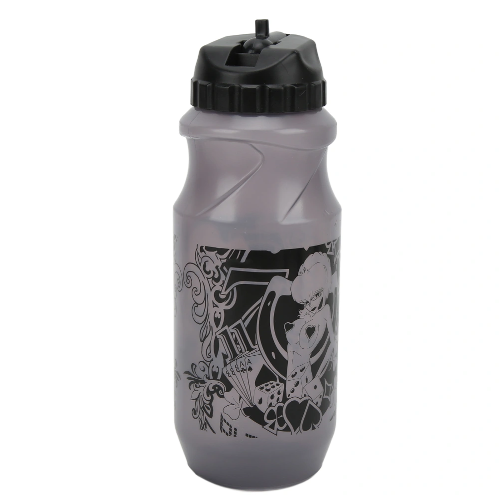 Sports Water Bottle Leakproof Hygienic Sturdy Durable Lightweight No BPA High Temperature Resistance Bike Water BottlesGrey