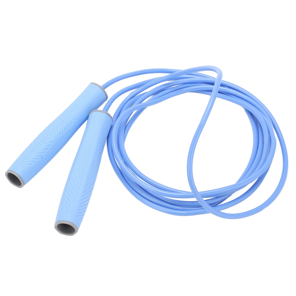 Skipping Rope Non Shaking Cordless Winding Adjustable Jumping Rope for Exercise PE ClassBlue