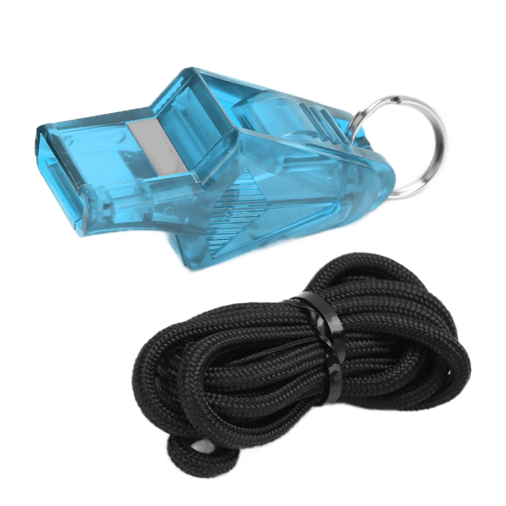 Referee Whistle Sturdy Durable Resounding Crisp Portable Sound Whistle for Competitions and SportsSky Blue