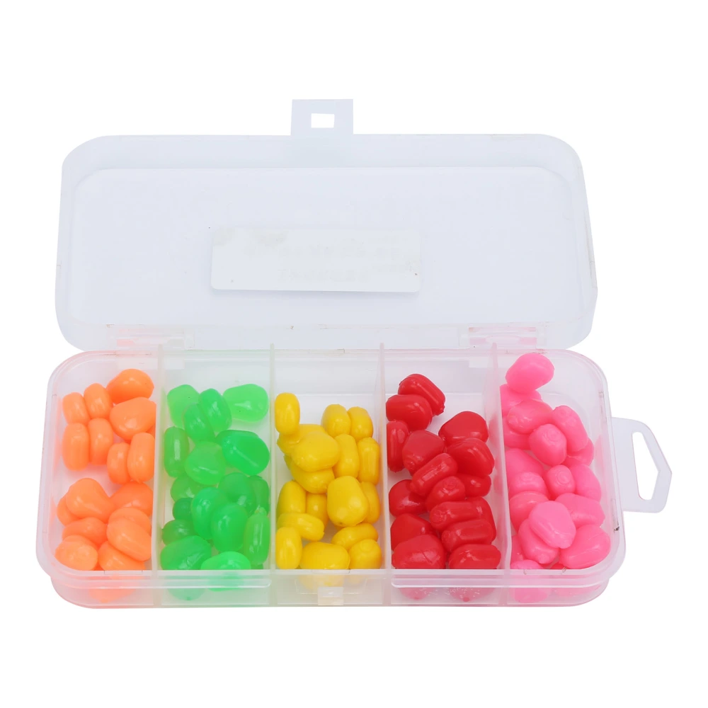 5 Colors Soft Corn Kernels Set Fishing Artificial Corn Niblet Baits Fishing Accessories100pcs