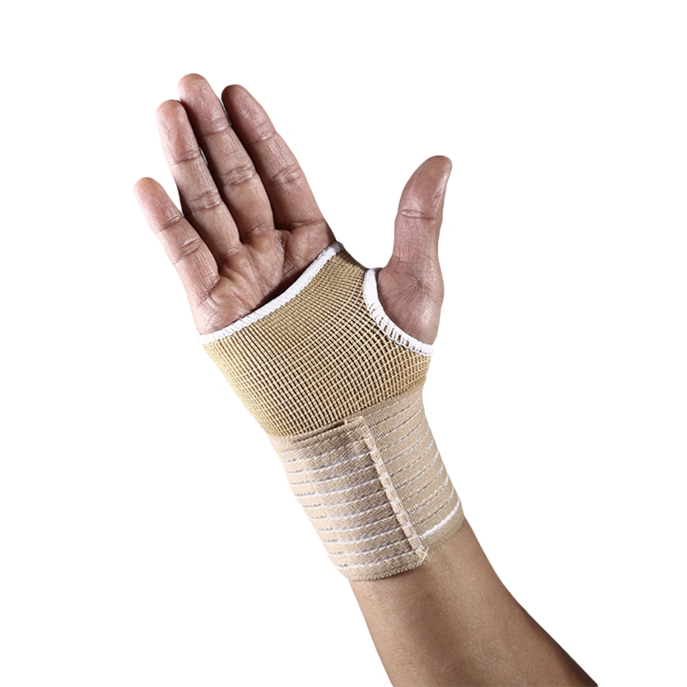 Elastic Palm Wrap Hand Brace Support Wrist Sleeve Band Gym Sports Protection Training Guard