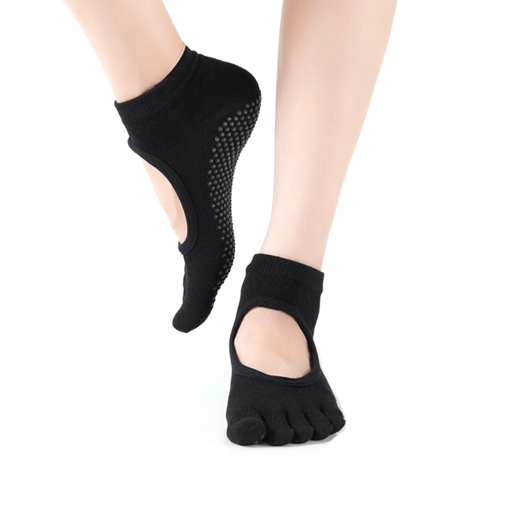 1 pair Non Slip Yoga Socks Women Yoga Socks for Pilates Ballet Dance Barefoot Workout