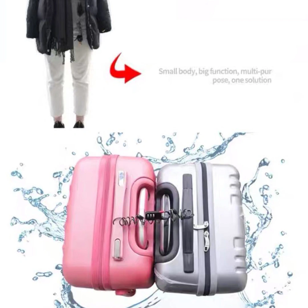 Portable Bike 3 Digit Combination Spring Cable Lock Anti Theft Resettable Bike Cable Lock for Travel Luggage Helmet