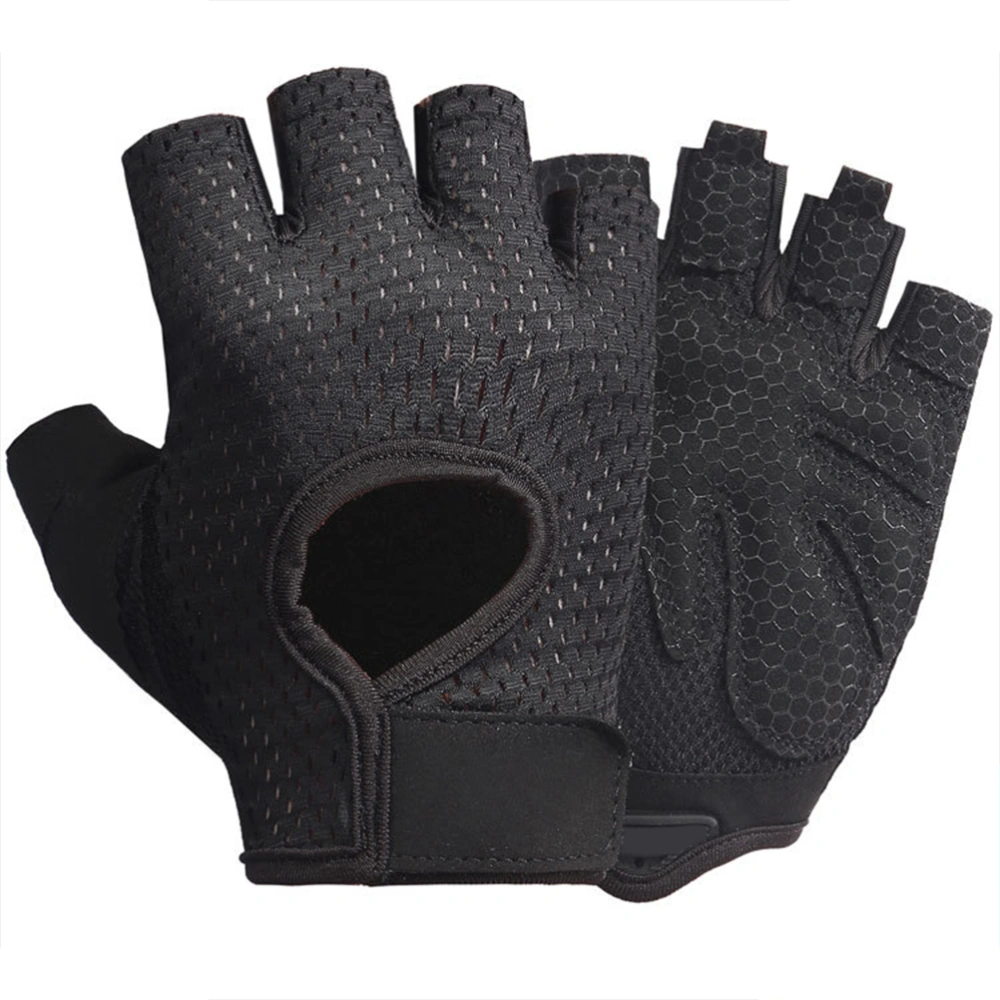 Sports Mesh Breathable Cycling Gloves Non Slip Half Finger Gloves for Workout Outdoor Sports Riding Climbing for Women Men