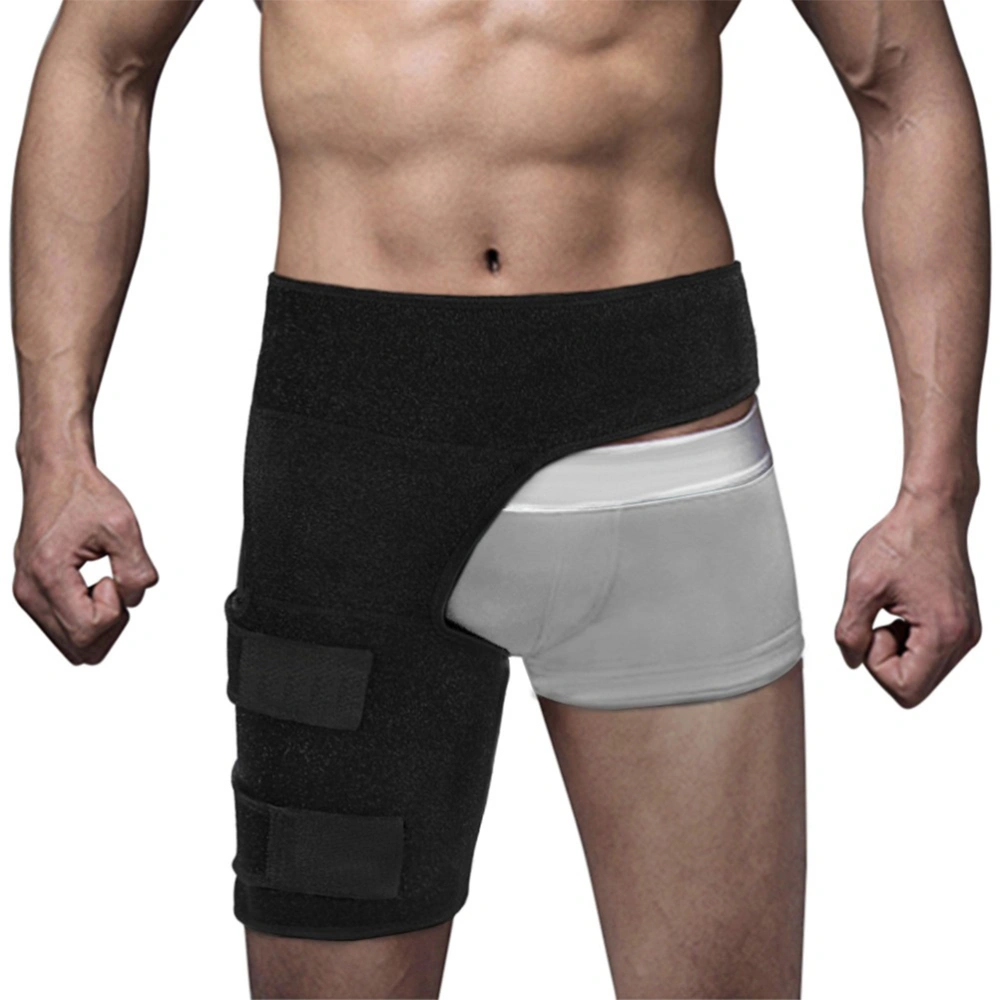 Groin and Hip Brace Compressed Brace for Hip Sciatica Wrap Compressed Support for Pulled Muscles Hip Strap Nerve Pain Relief