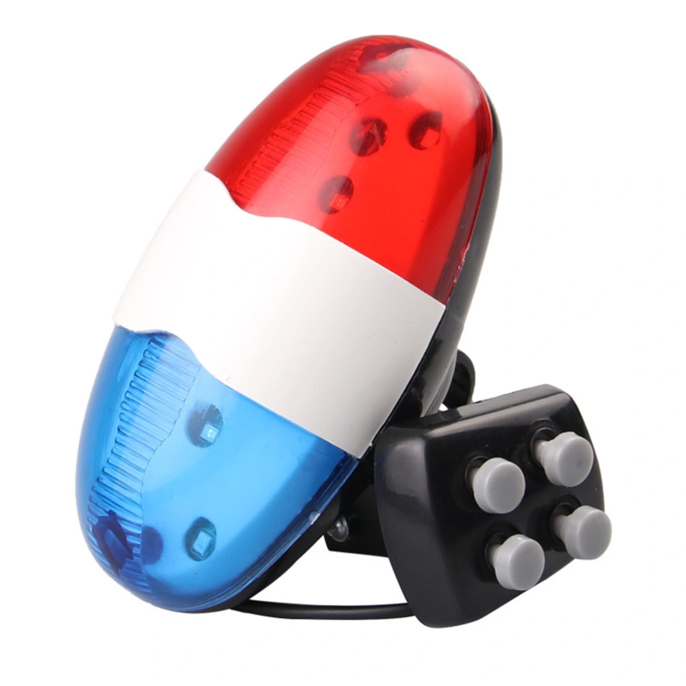 Bell 6 LED 4 Tone Horn Bike Call LED Bike Light Electronic Siren Bike Scooter MTB Accessories