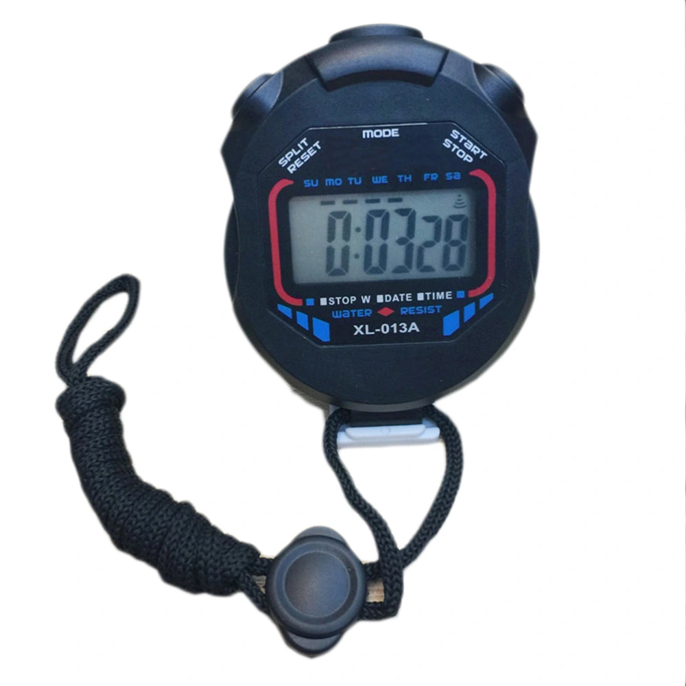 XL-013 Multifunction Electronic Sports Stopwatch Timer Water Resistant Large Handheld Timer Stop Watch for Sports Fitness and Referees