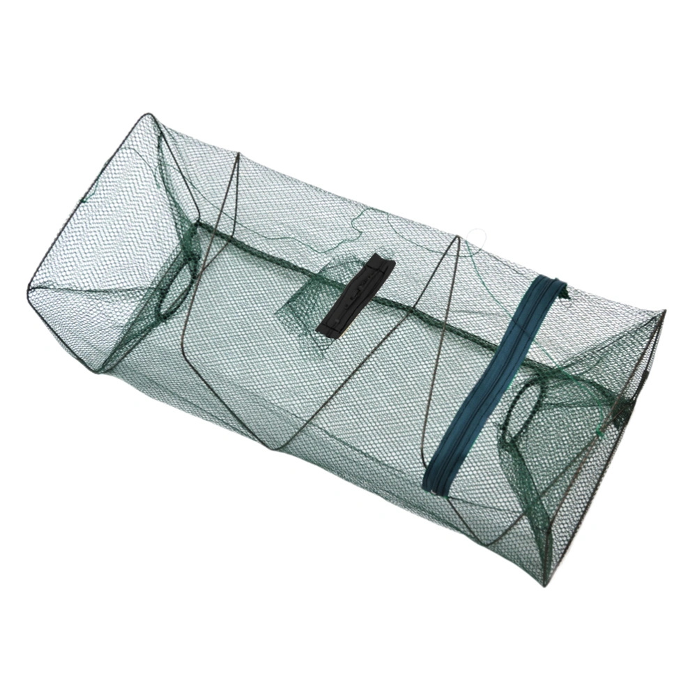 Portable Fishing Net Retractable Fish Shrimp Mesh Cage Cast Net Fishing Trap Network Foldable Fishing Net Tackle