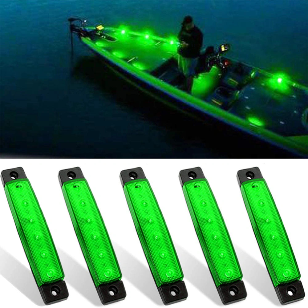 5PCS Marine Lights 12V Waterproof Marine Navigation Lights Stern Light for Ship Kayaking