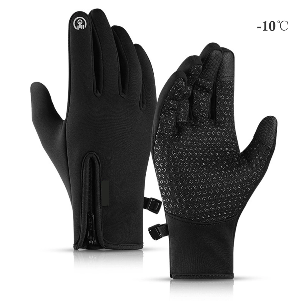 Outdoor Cycling Gloves Winter Waterproof Touchscreen Gloves for Running Climbing Skiing Riding