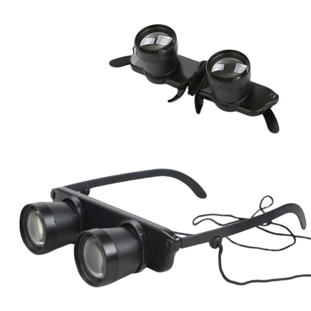 3 in 1 Hand Free Binoculars Glasses Portable Fishing Magnifying Glass HD Head Mounted Binoculars for Outdoor Fishing Hunting