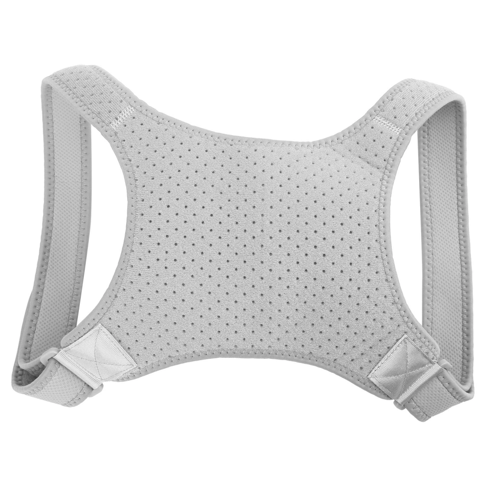 Adjustable Back Posture Corrector Breathable Clavicle Spine Back Shoulder Support BraceGray