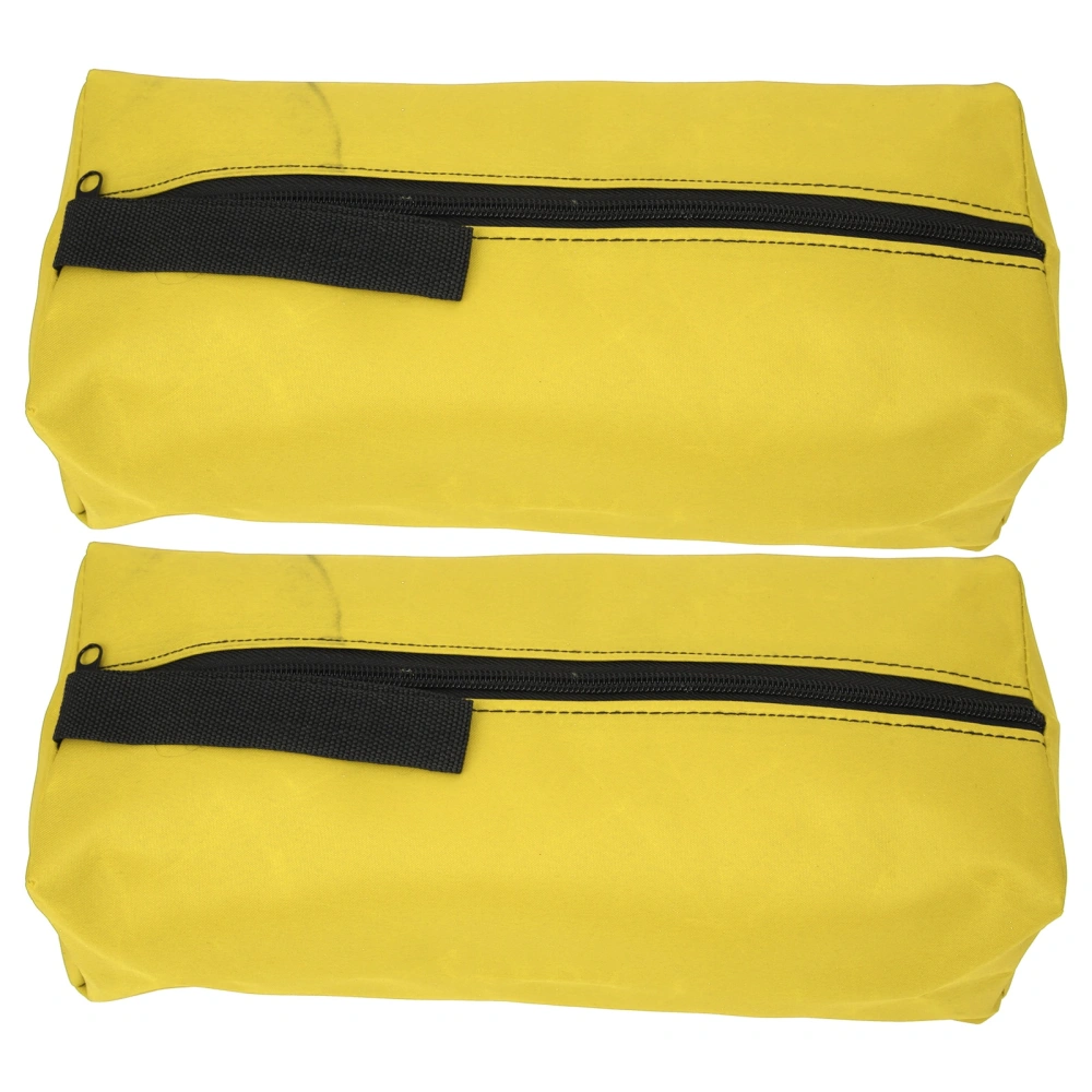 Tool Bag Polyester Hand Tools Organizer Zipper Outdoor Storage Bag for Wrench ScrewdriverYellow