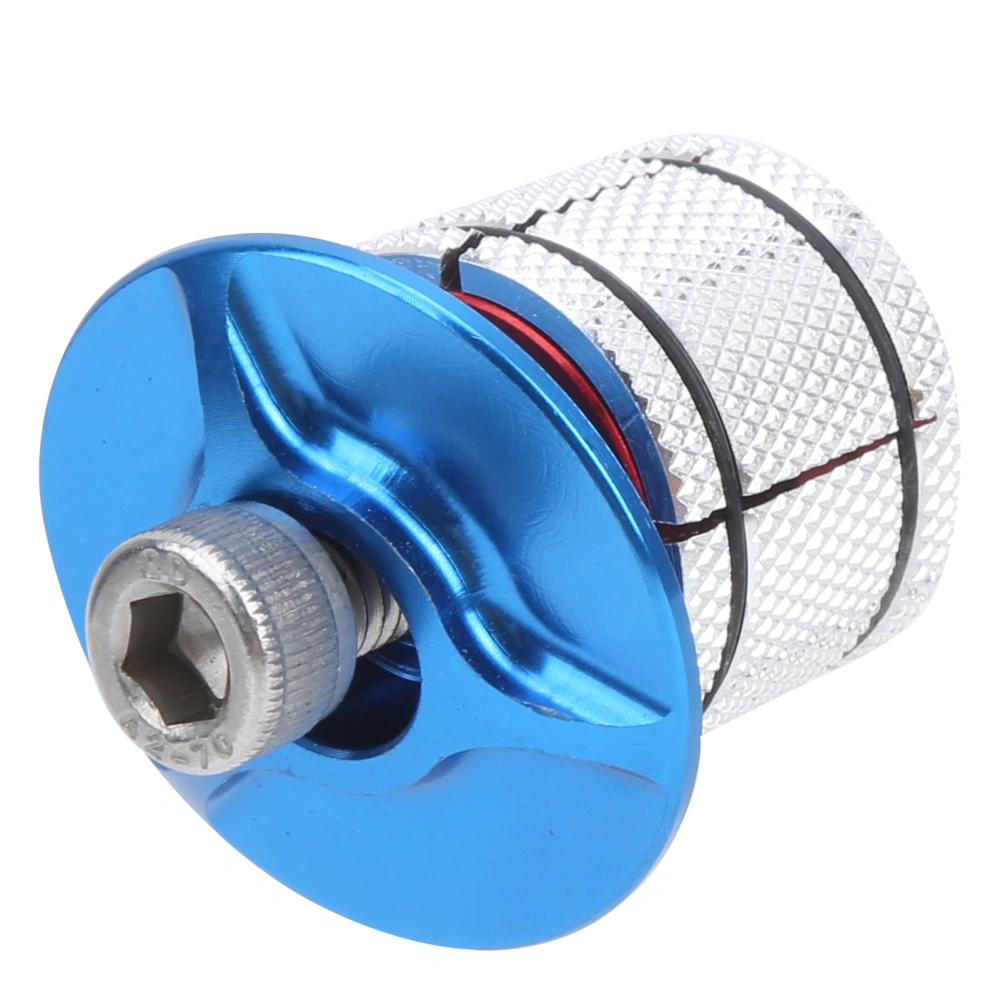 Bicycle Front Fork Standpipe Headset Expansion Screw Expanded Core Triangular Coverblue