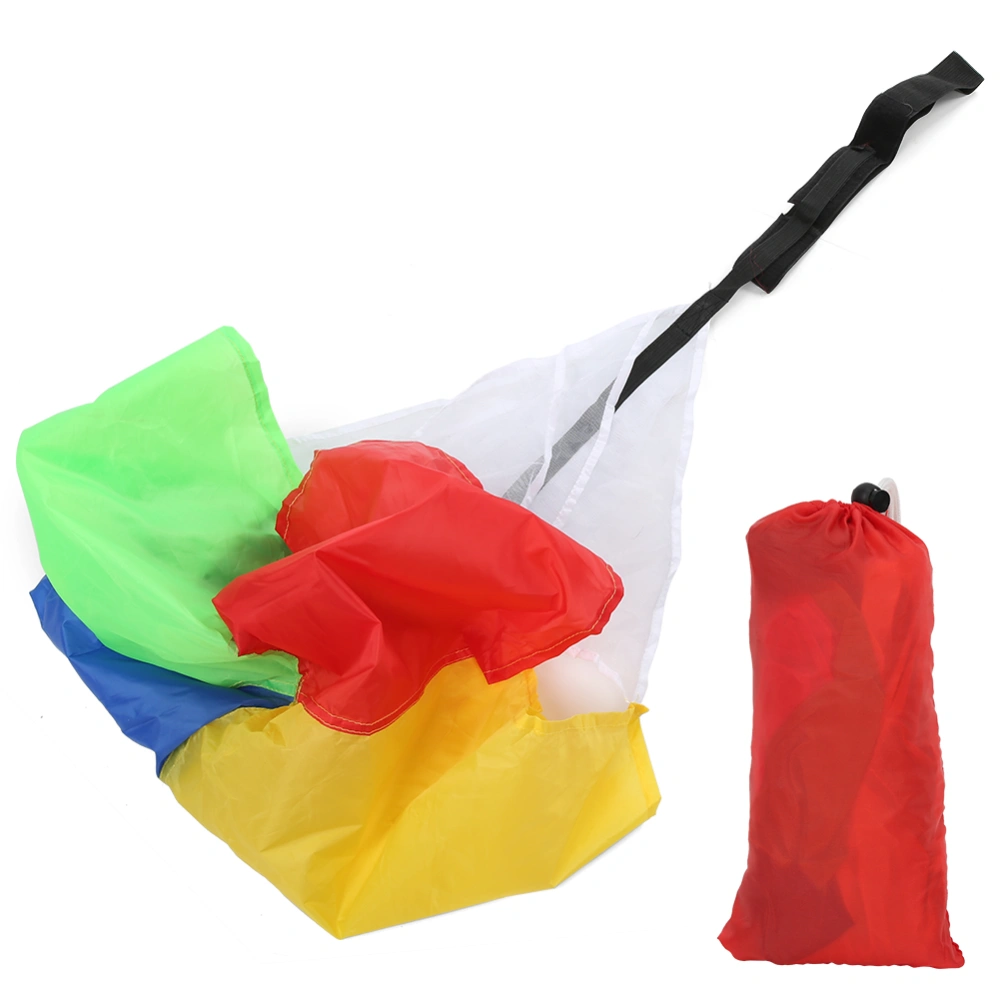 Children Colorful Resistance Umbrella Safe NonToxic Physical Training Running Parachute