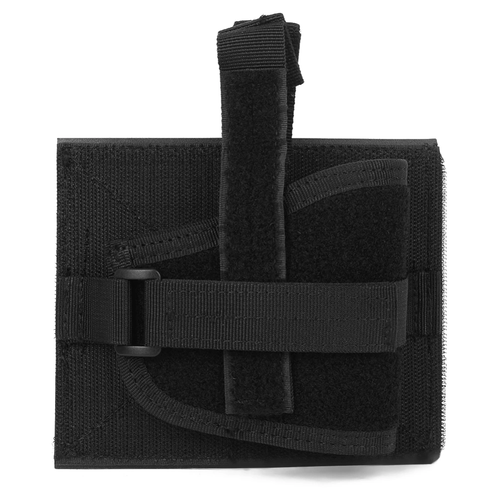 Outdoors Concealed Tactics Holster Quick Pull Waist Cover Equipment Vest Hook&amp;loop Paste(black )