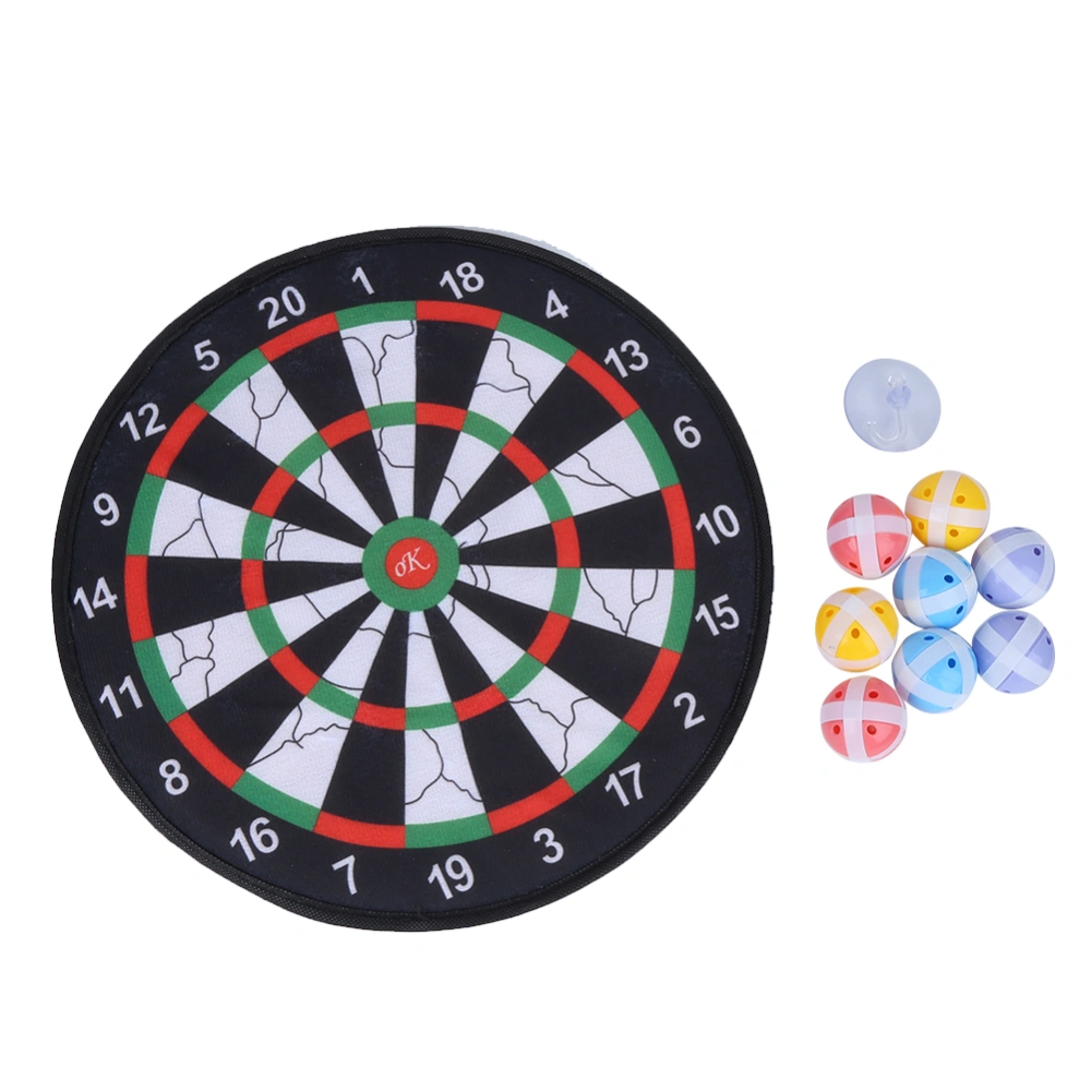 Durable Flannelette Lightweight Cartoon Children Suction Cup Dartboard Indoor Outdoor Sports Throwing Stick Ball Toy