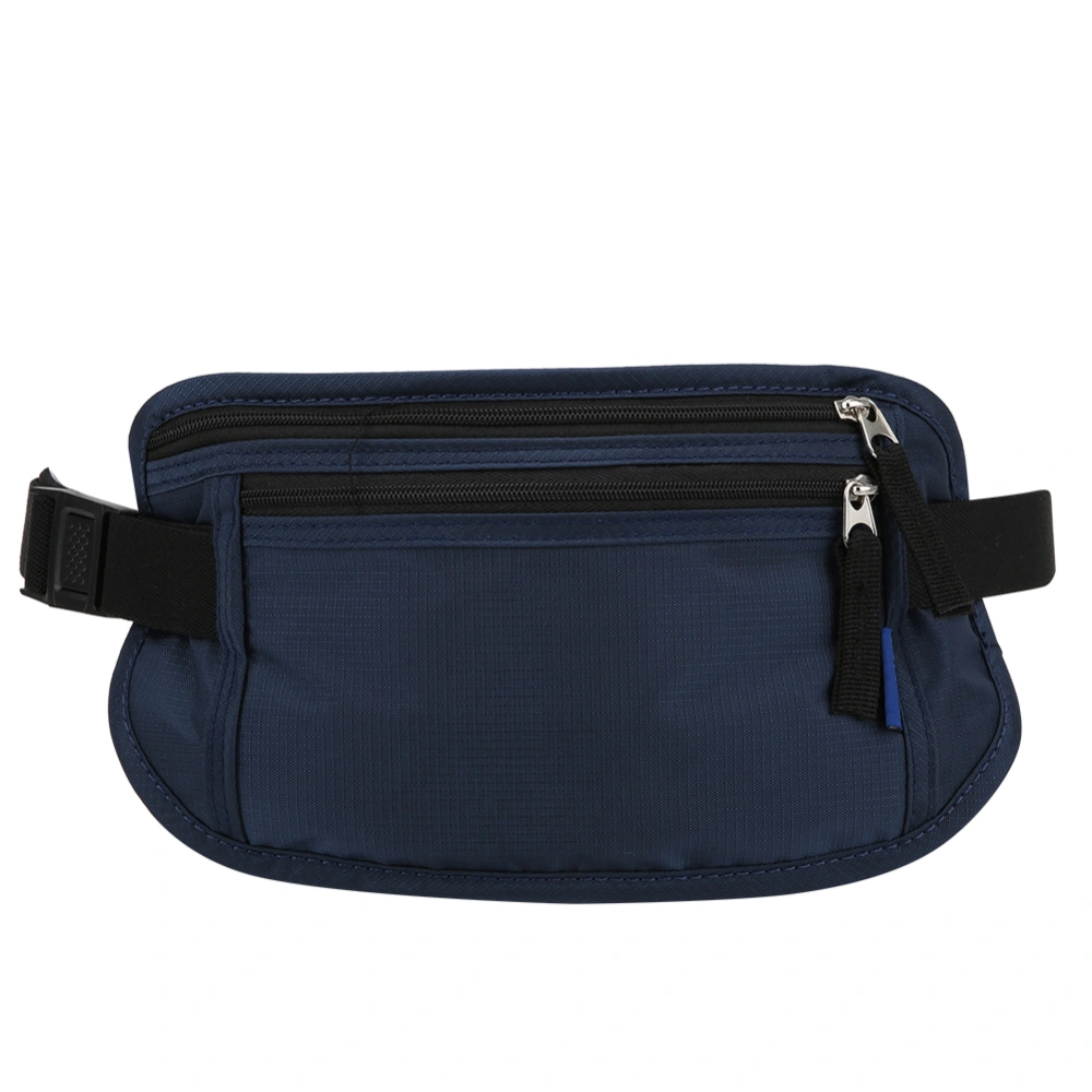 Nylon Dark Blue Travel Certificate Protective Pouch Multifunction Halter Sports Passport BagDark Blue