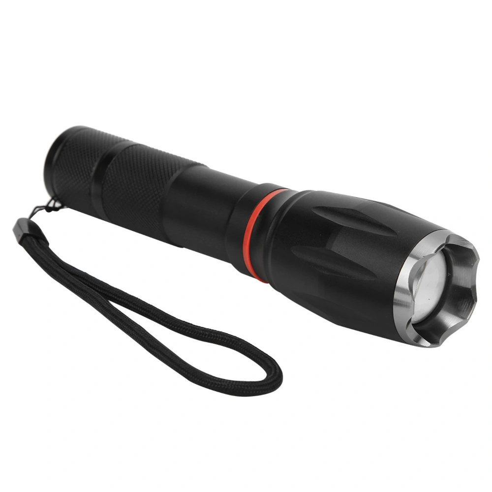 T6 Telescopic Focusing Aluminium Alloy LED Flashlight Strong Light Outdoor Sports Torch with MagneticStrong Light Flashlight