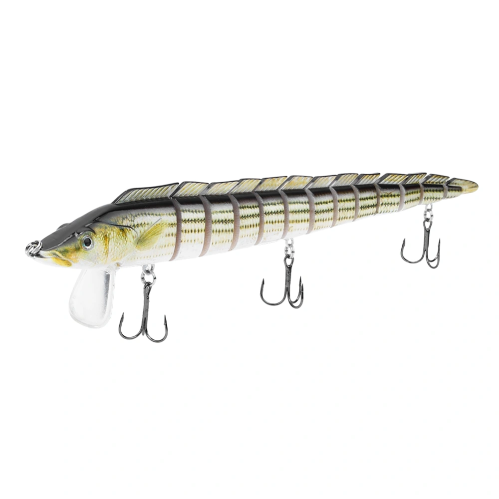 Y176 23cm/46g Underwater Bright Colour Multi Jointed Lifelike Artificial Bait Fishing Lure Swimbait Accessory2#