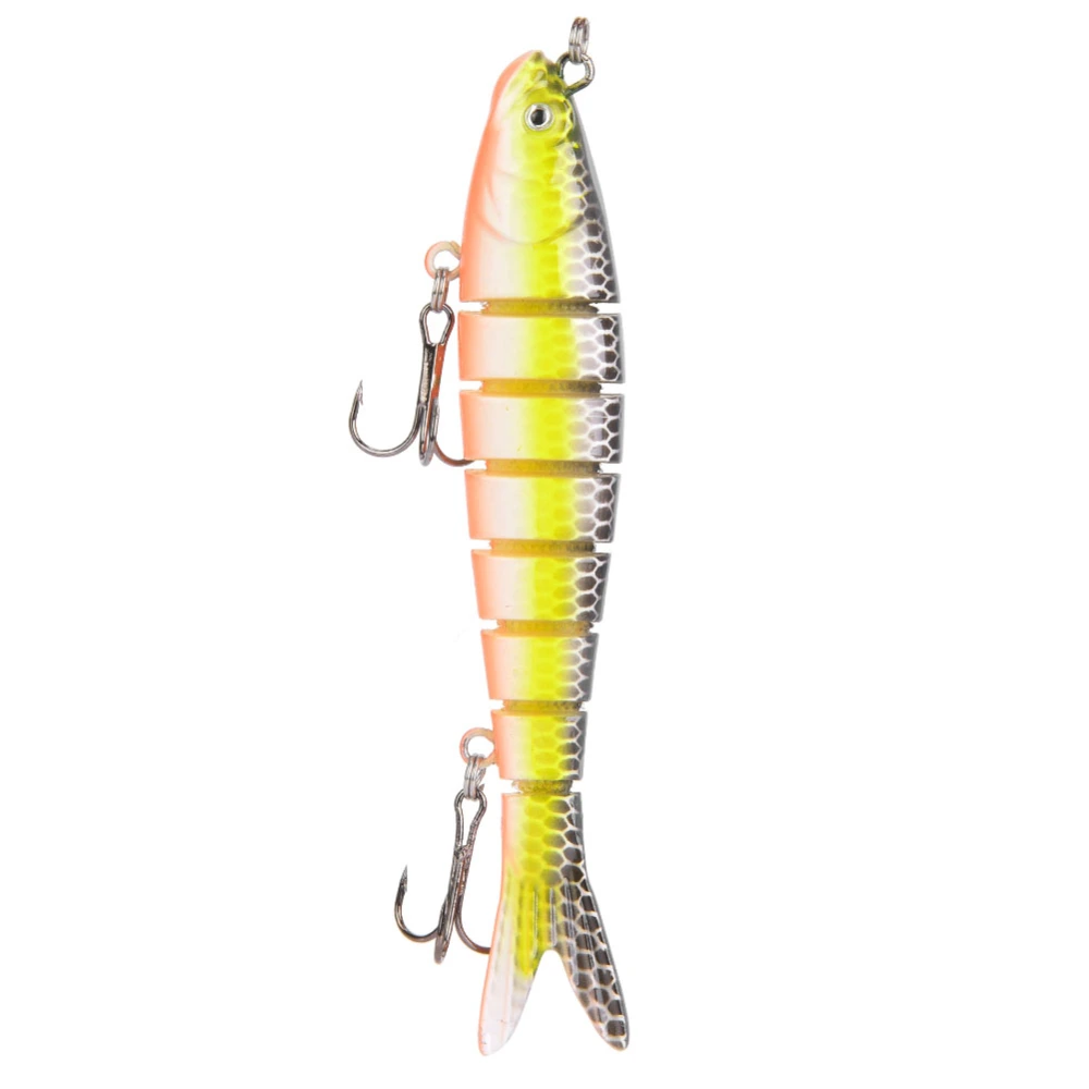 10cm Multi Sections Artificial Fishing Lure Bait Sea Fishing Tackle Sinking Wobblers with Hook7#