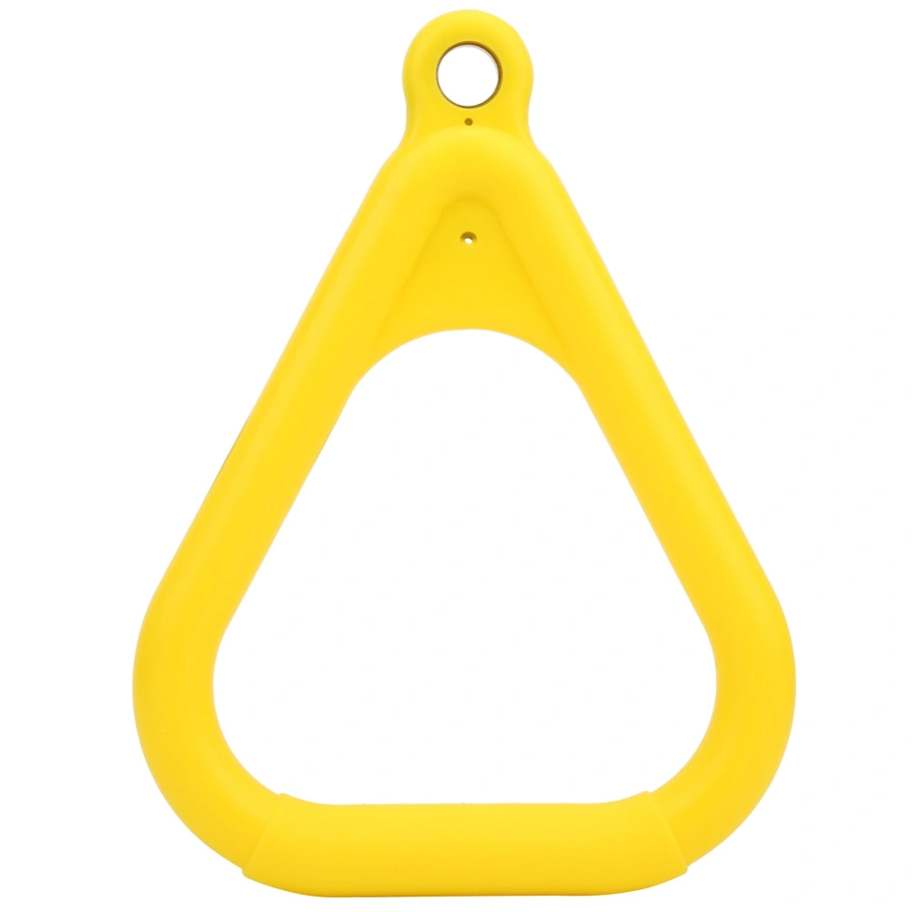 Plastic Yellow Kids Children Flying Gym Rings Pull Up Ring for Sports Game Outdoor Indoor Fitness EquipmentYellow