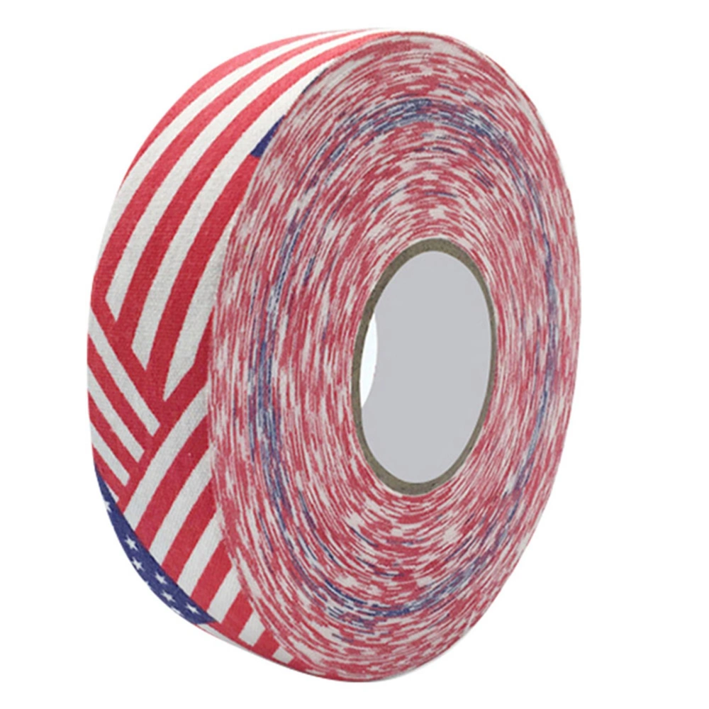 2.5cmx25m Hockey Protective Tape Sport Badminton Pole Pads Hockey Stick Tapes Stars & Stripes