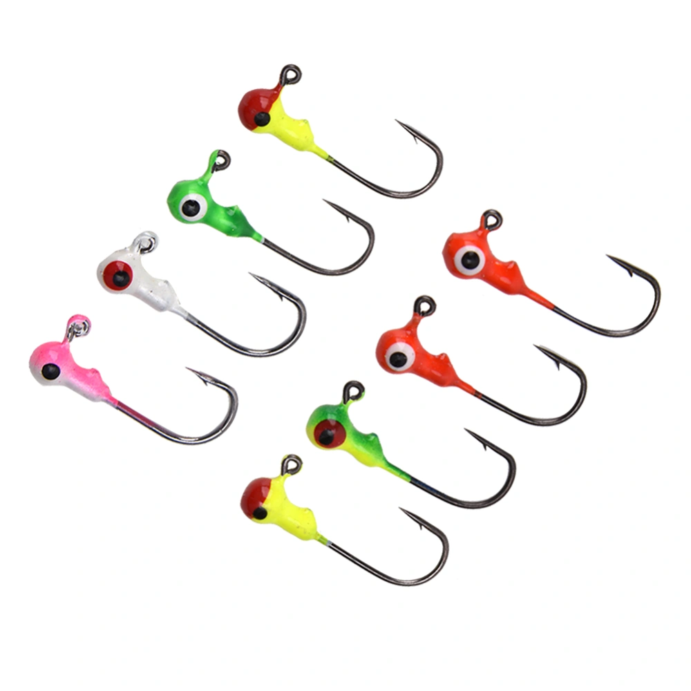 50PCS 2cm/1g Durable Metal Fishing Hooks with Sharp Barb Hook Fishers Accessory