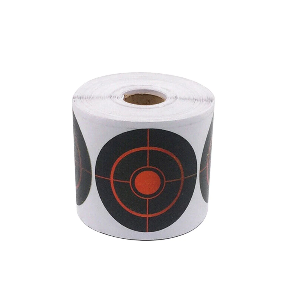 100Pcs Roll Splatter Target Sticker Strong Adhesive Shooting Splatter Targets Stickers Splatterburst Targets 7.5cm Diameter