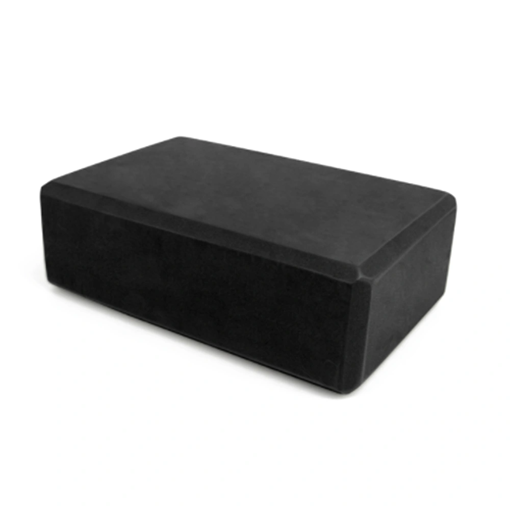 Fitness Block High Density EVA Block Lightweight Fitness Pilates Exercise Block Black