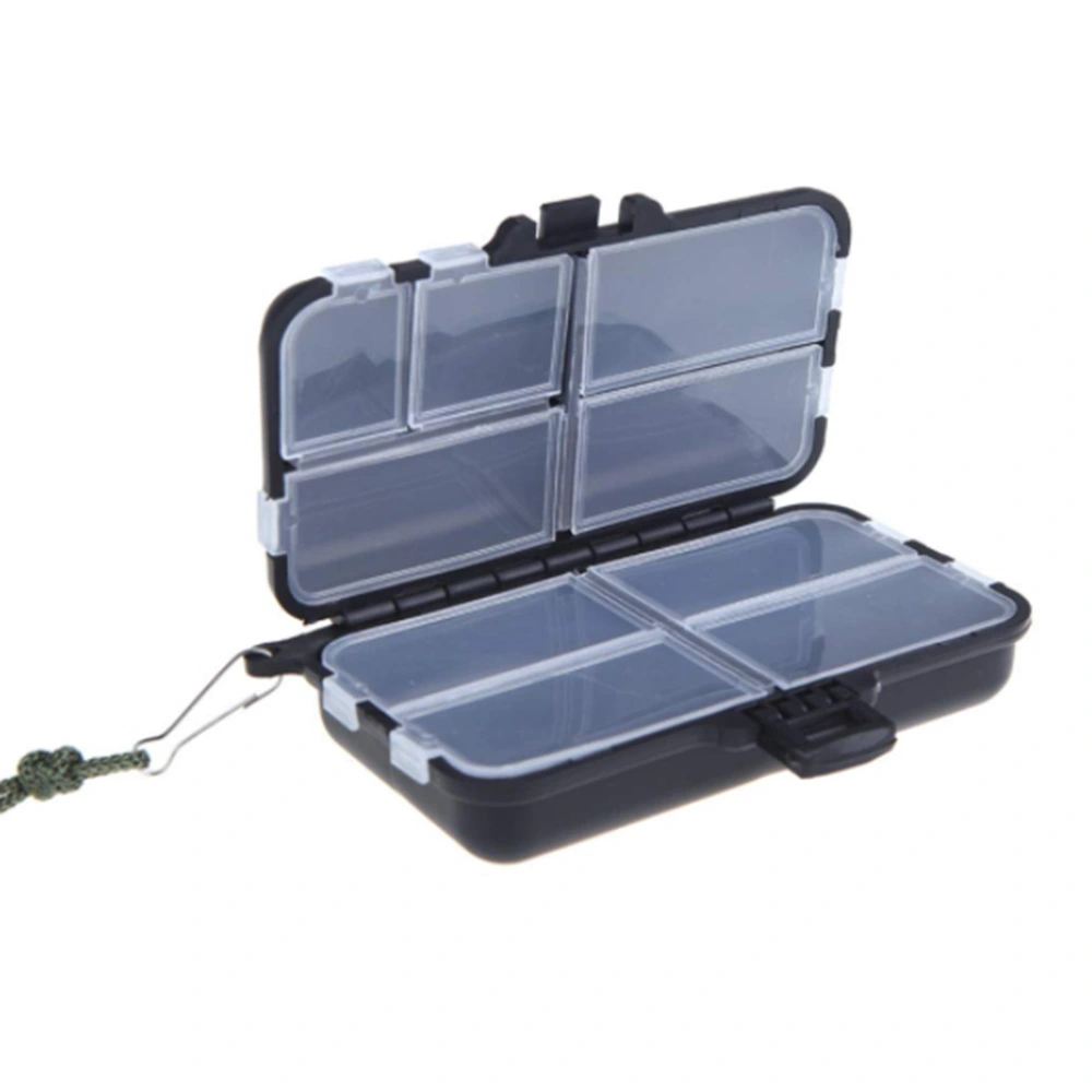 Fishing Tackle Tray Box 9 Compartments 2 Layer Covering Fishing Tackle Storage Box S