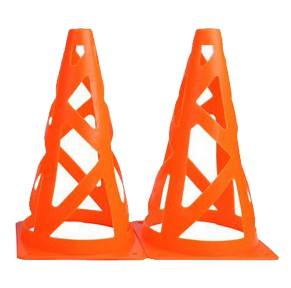 Outdoor Sports Hollow Marker Cones Football Skating Practice Training Traffic Barricade(Orange)