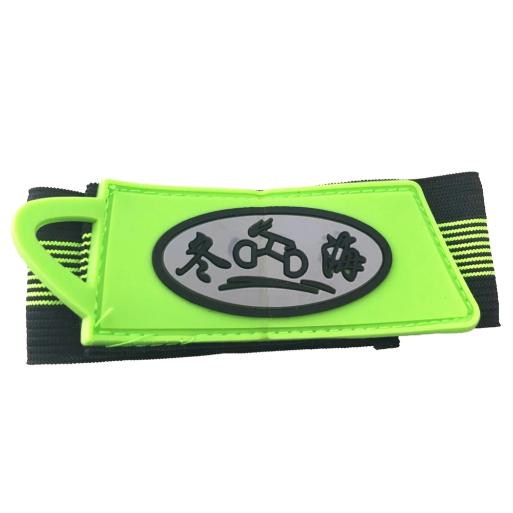 Durable Elastic Bicycle Puttee Safety Belt Bike Leg Bands Riding Equipment Green