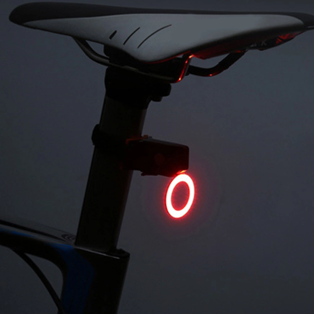 Bike Tail Light Round Shape USB Charging Bike Rear Cycling Safety Flashlight