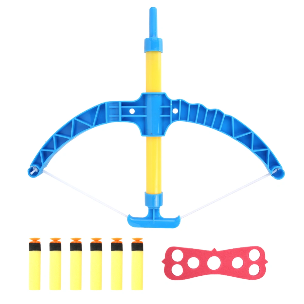 Outdoor Children Toy Archery Set ABS Bow Sucker Arrow with Score Target Children Toys Blue