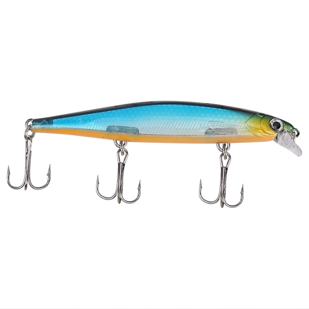 HENG JIA 11CM Vivid Lures Artificial Minnow Fishing Bait with Hooks(A)