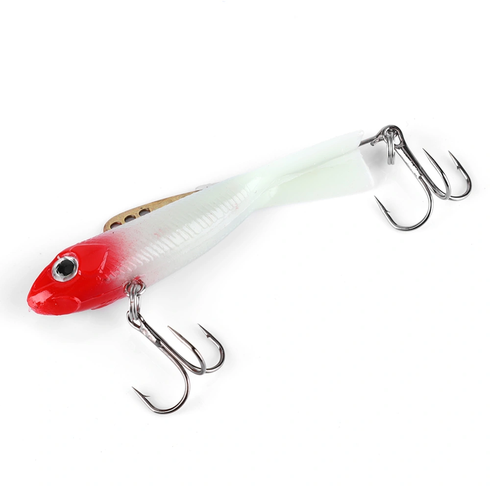 HENG JIA Winter Ice Fishing Lures Vibration Bait Jig Hard Lure Accessory (E)