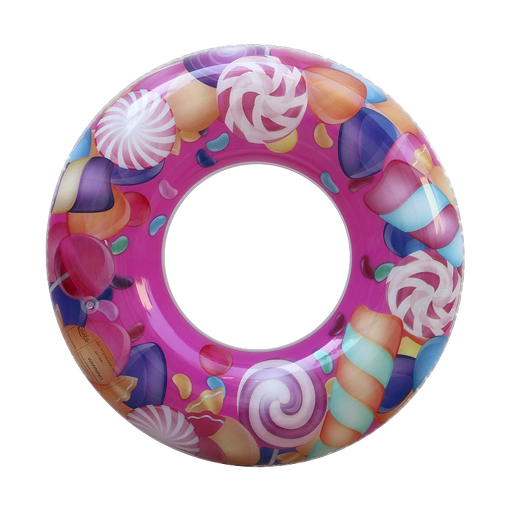 Inflatable Pool Float Tube Thick Lollipop Inflatable Swim Ring Pool Toys for Swimming Pool Party Decorations