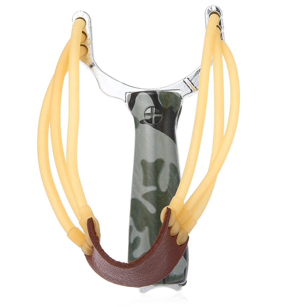 Outdoor Alloy Camouflage Slingshot Toy Zinc Alloy Camouflage Slingshot in Camouflage Color