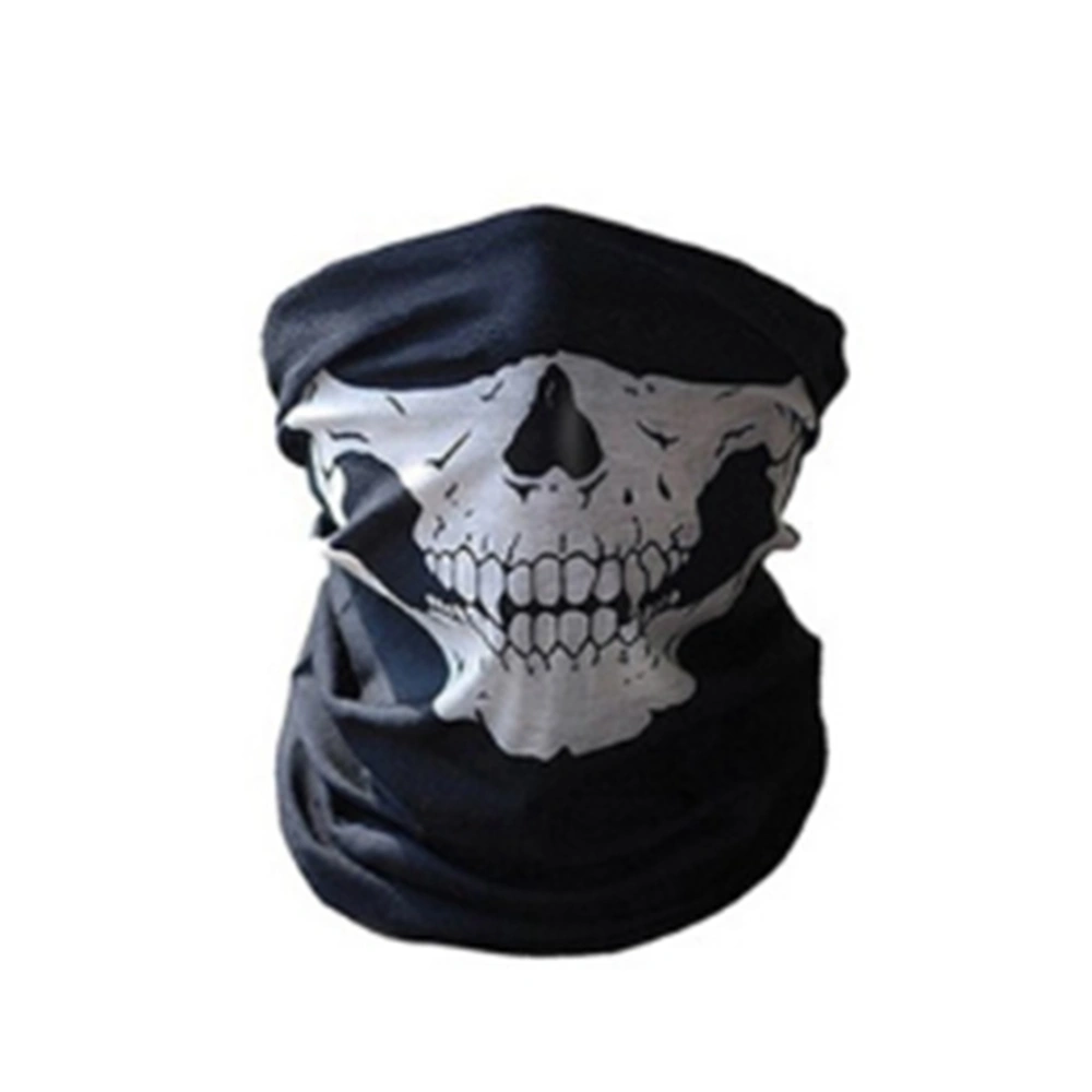 Multifunctional Characteristic Skeleton Half Face Headband Mask for Cycling Hiking