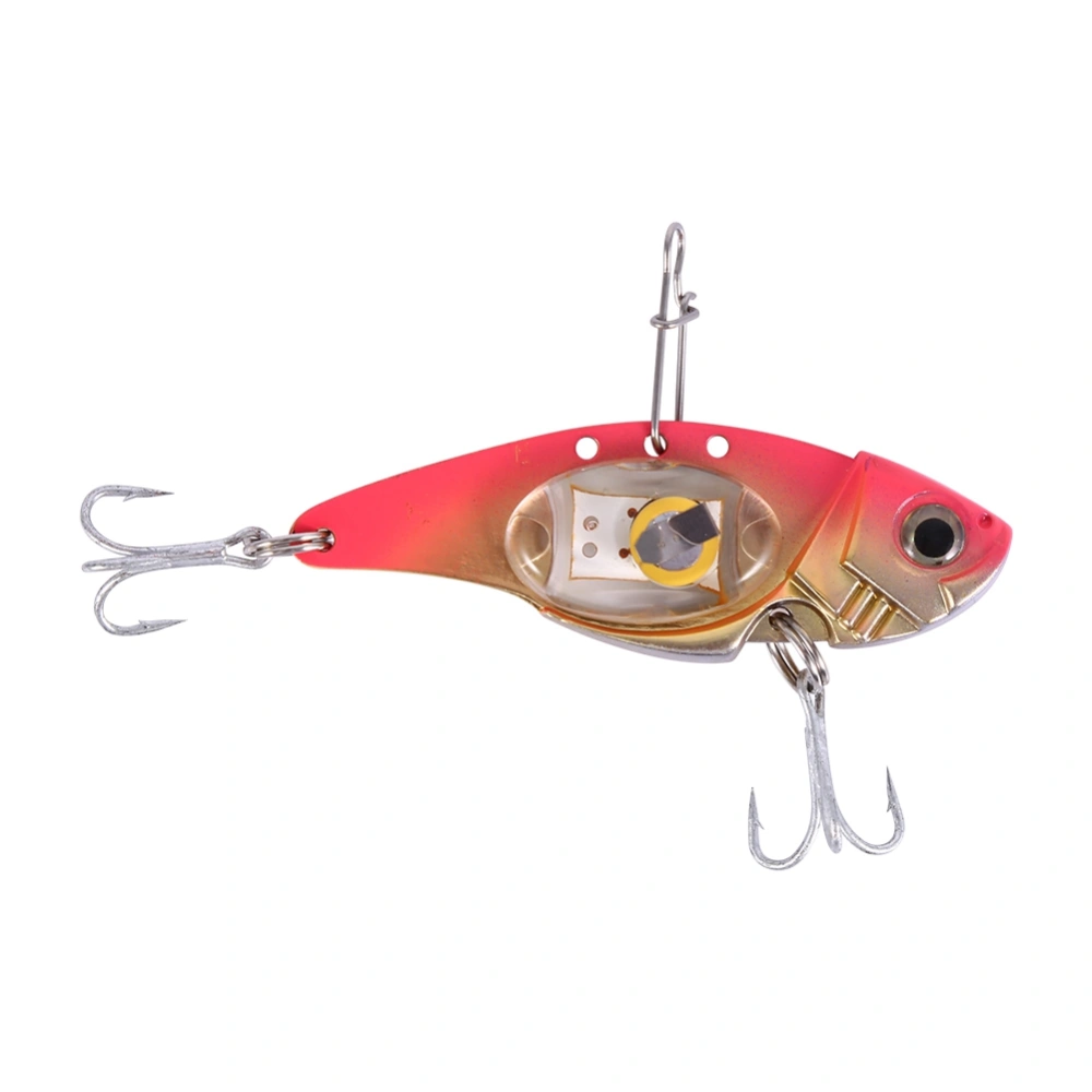 LED Fishing Flashing Light Underwater Lure Bait Attracting Fish Lamp Accessory (red)