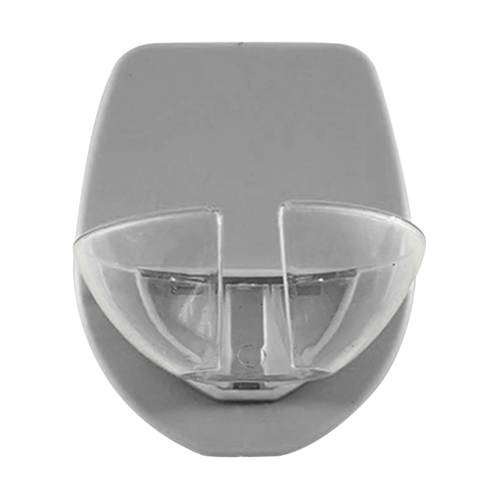 Bathroom Wine Glass Holder Multipurpose Modern Simple Style Space Saving Self Adhesive Wall Mounted Wine Glass Holder Gray