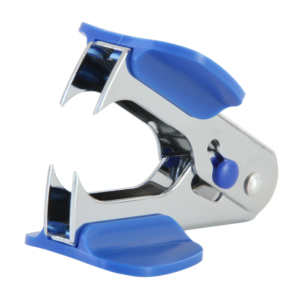 Staple Remover Portable Easy to Use Practical Effective Pinch Jaw Style Staple Puller Removal Tool for Home School Office Blue