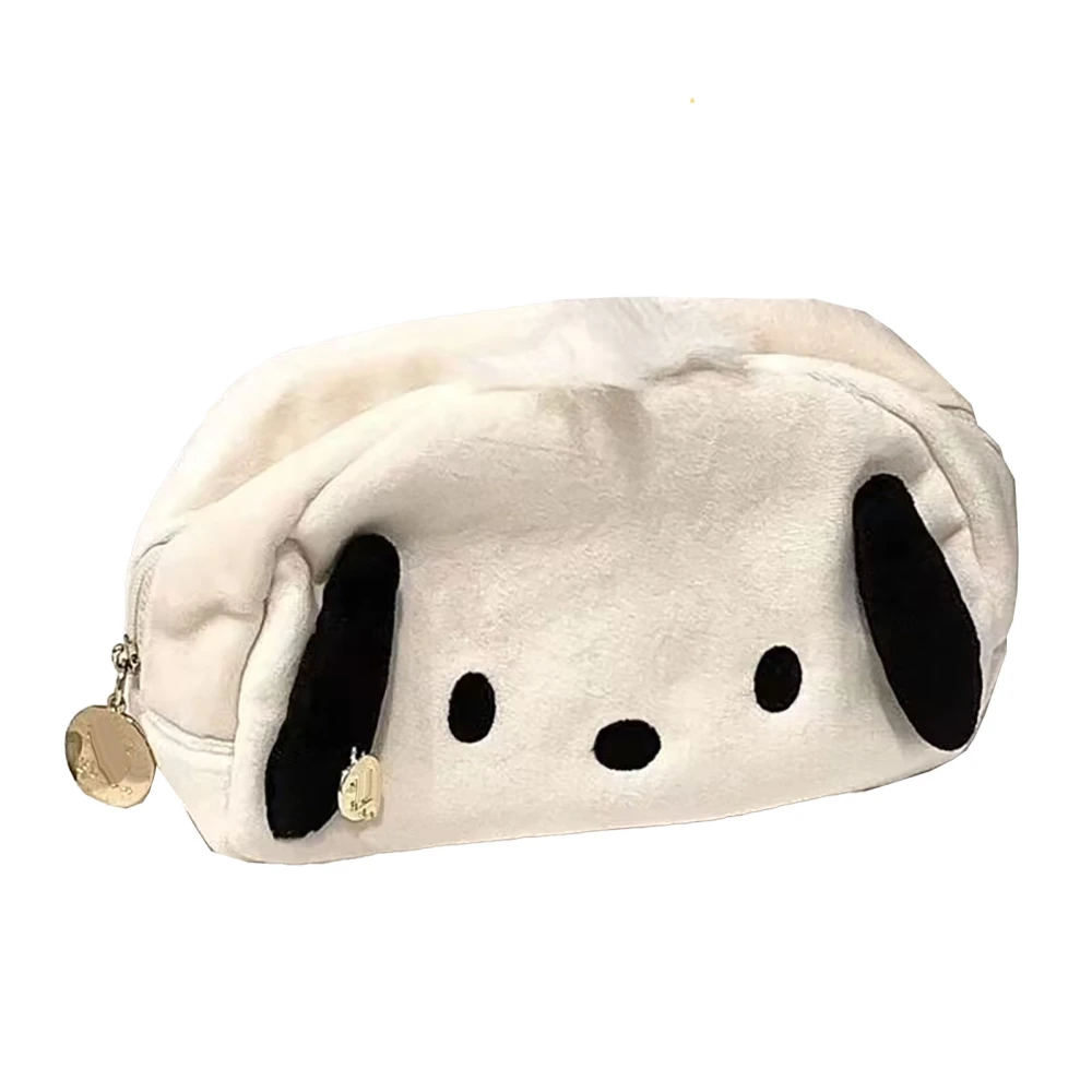 Pen Storage Bag Dog Design Fashionable Multifunctional Lovely Large Capacity Pencil Pouch for School