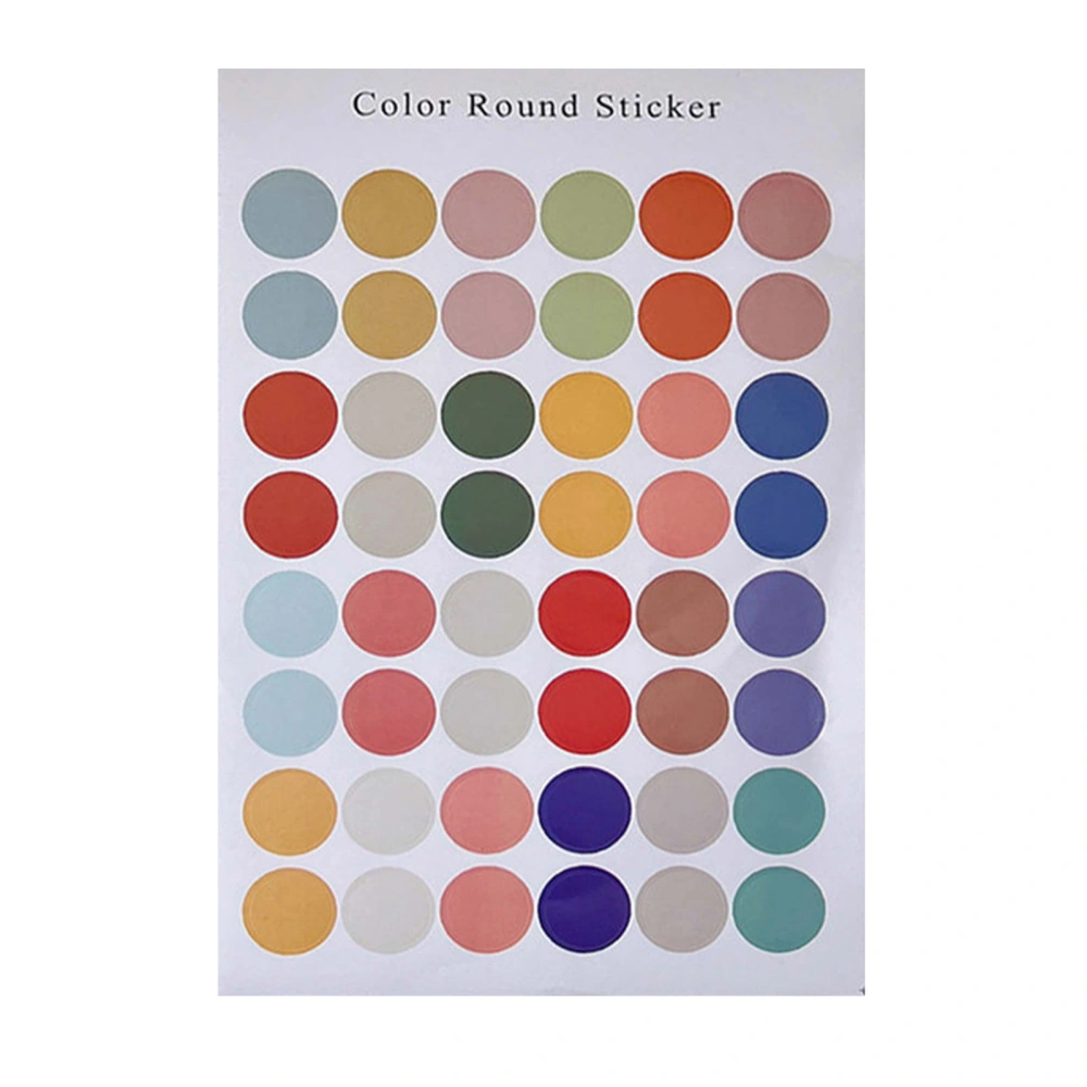 Colored Dot Stickers Self Adhesive Circle Dot Label Sticker Coding Labels for Journals Photos Decoration