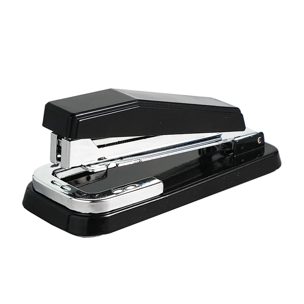 Stapler 50 Sheets Effortless Stapler Portable Stable Paper Stapler Efficient Precise Office Stapler for Desktop Black