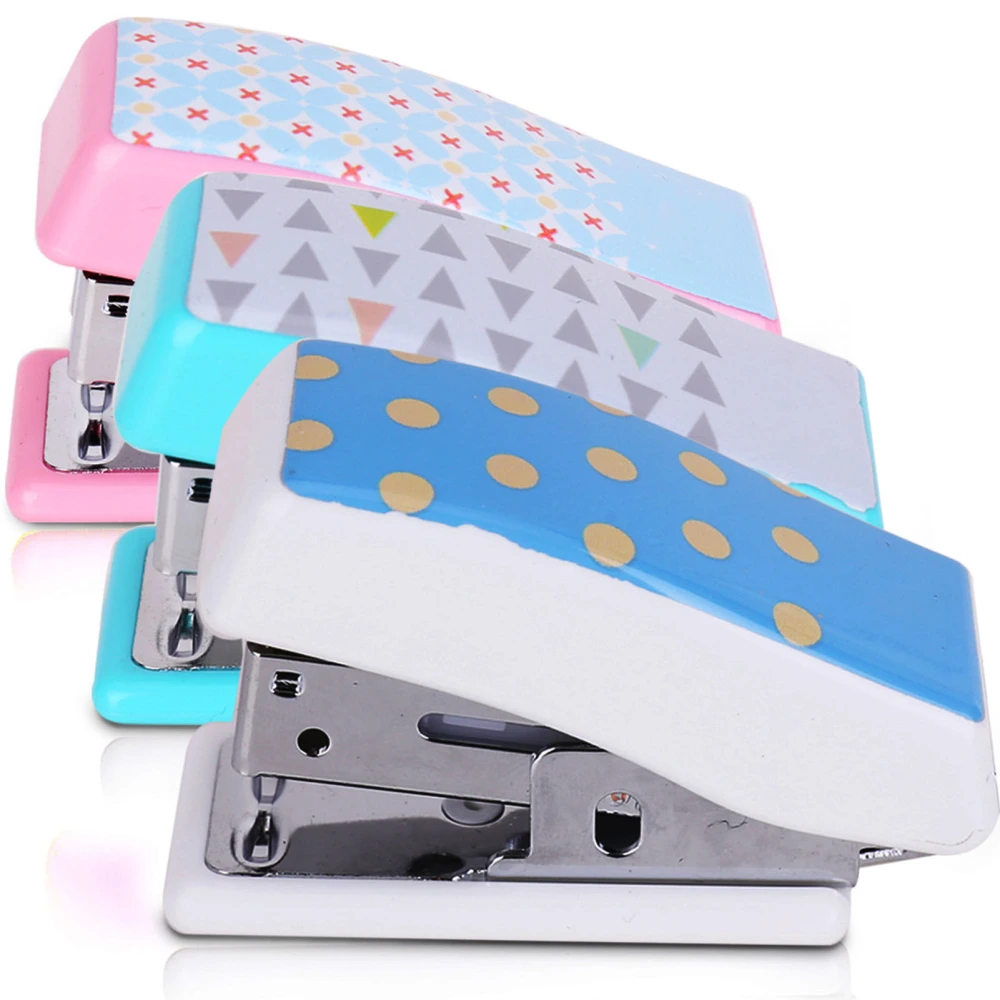 Stapler Cute Cartoon Small Highly Efficient Sturdy Easy Operation Ergonomic Paper Stapler For Students