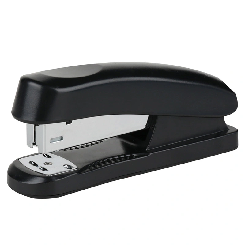 Office Stapler Effortless Ergonomic Reliable Desktop Stapler Metal Stapler for 24/6 Staple for Schools Black