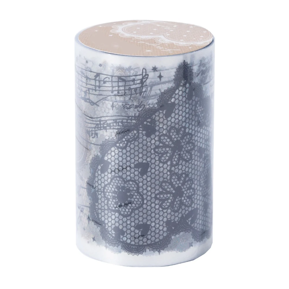 Roll Sticker PET Easy To Use Reusable Exquisite Lace Pattern Tape for DIY Scrapbooking Album Journal