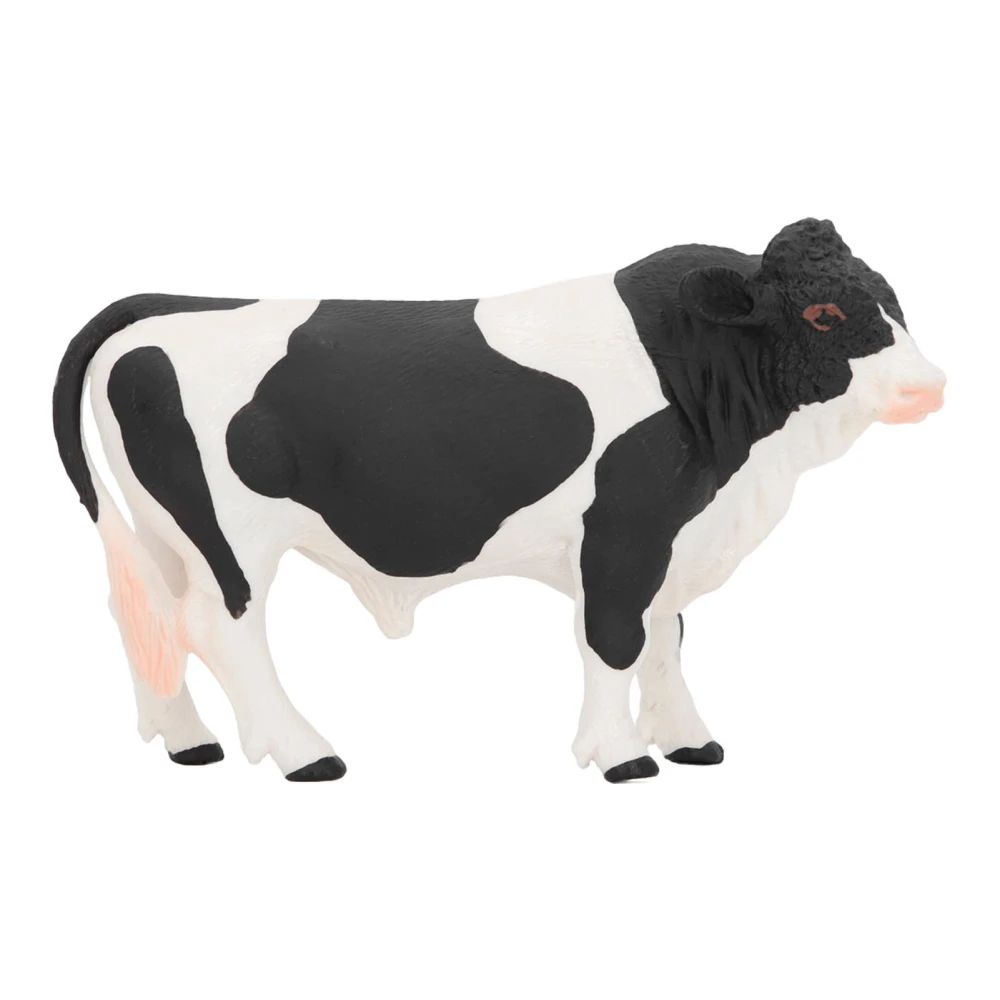 Cow Figurine Toy Simulation Decorative Ornament Farm Animal Statue for Kids Classroom Tabletop